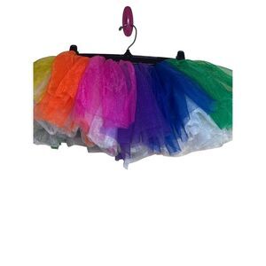 Amscan Women's Multicolor Tutu Skirt One Size Party Festival Wear